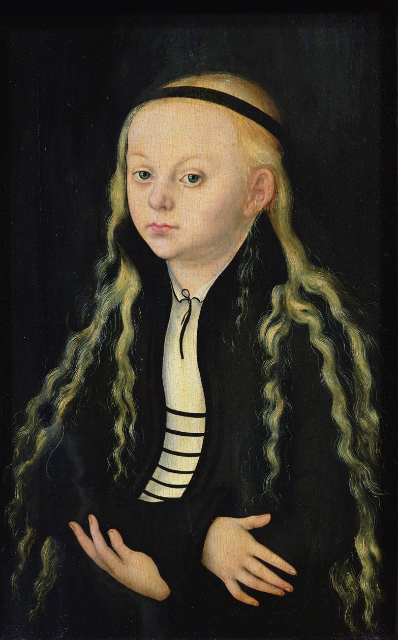 Portrét mladé dívky, možná Magdalena Luther (1529-42) od Lucas Cranach the Elder