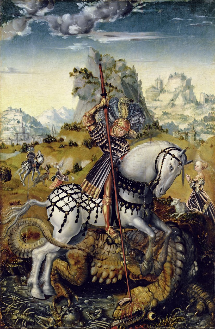 Svatý Jiří od Lucas Cranach the Elder