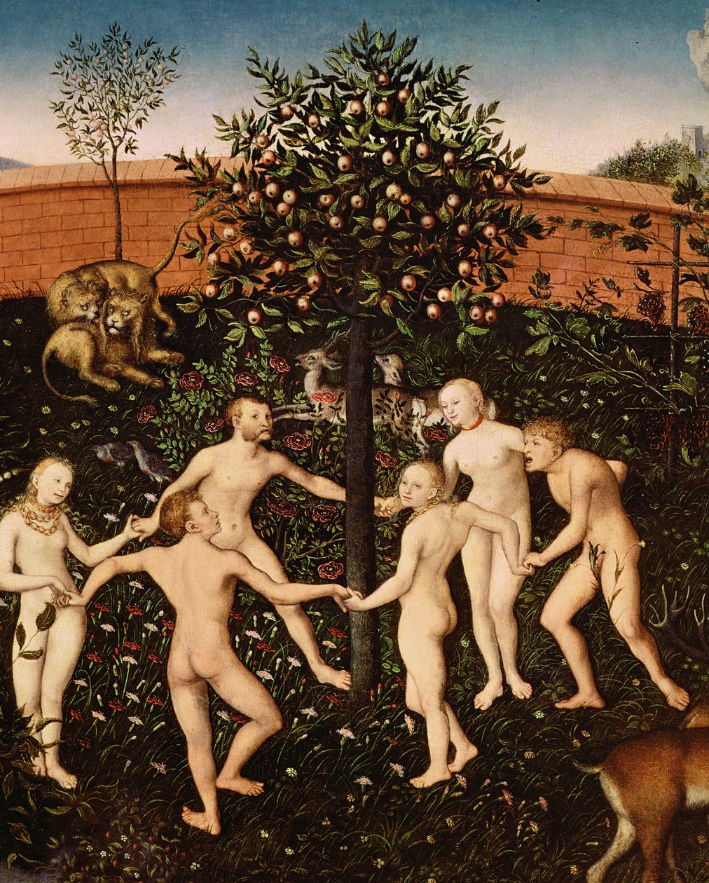Zlatý věk, 1530 (detail 173761) od Lucas Cranach the Elder