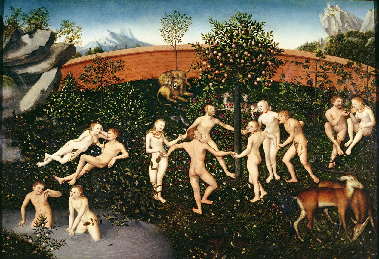Zlatý věk, 1530 od Lucas Cranach the Elder