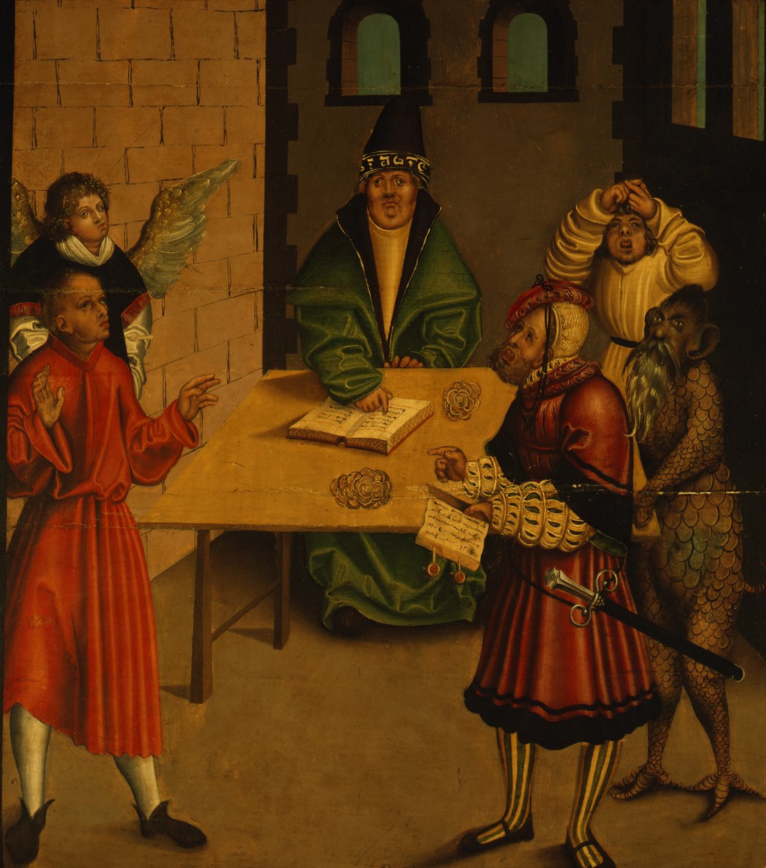 Desatero přikázání, 1516 od Lucas Cranach the Elder