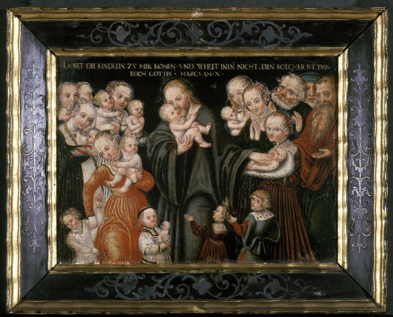 Ježíš žehná dětem od Lucas Cranach the Elder