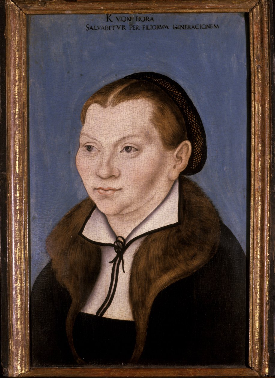 Katharina Lutherová, 1529 od Lucas Cranach the Elder