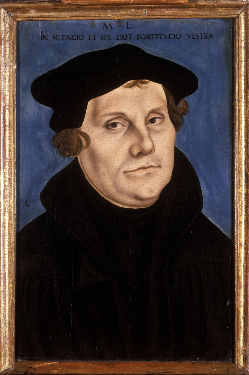 Martin Luther, 1529 od Lucas Cranach the Elder