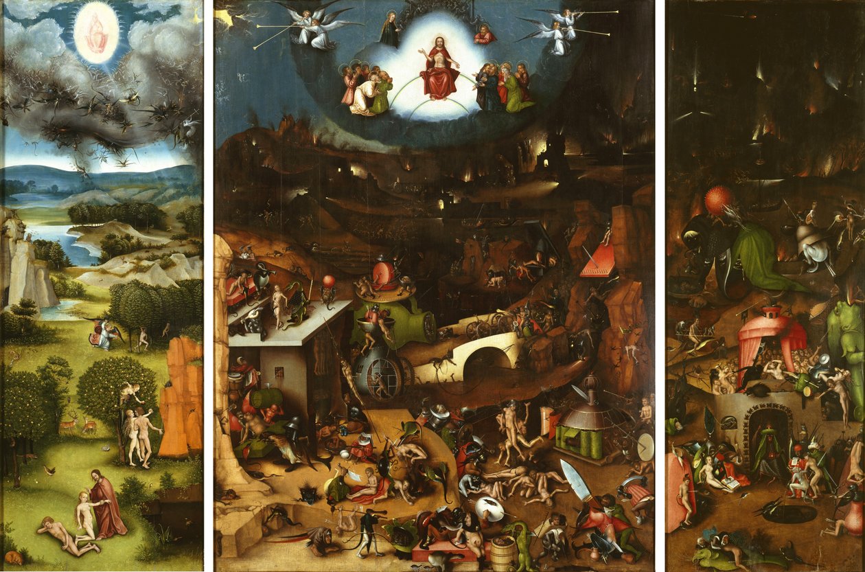 Poslední soud od Lucas Cranach the Elder