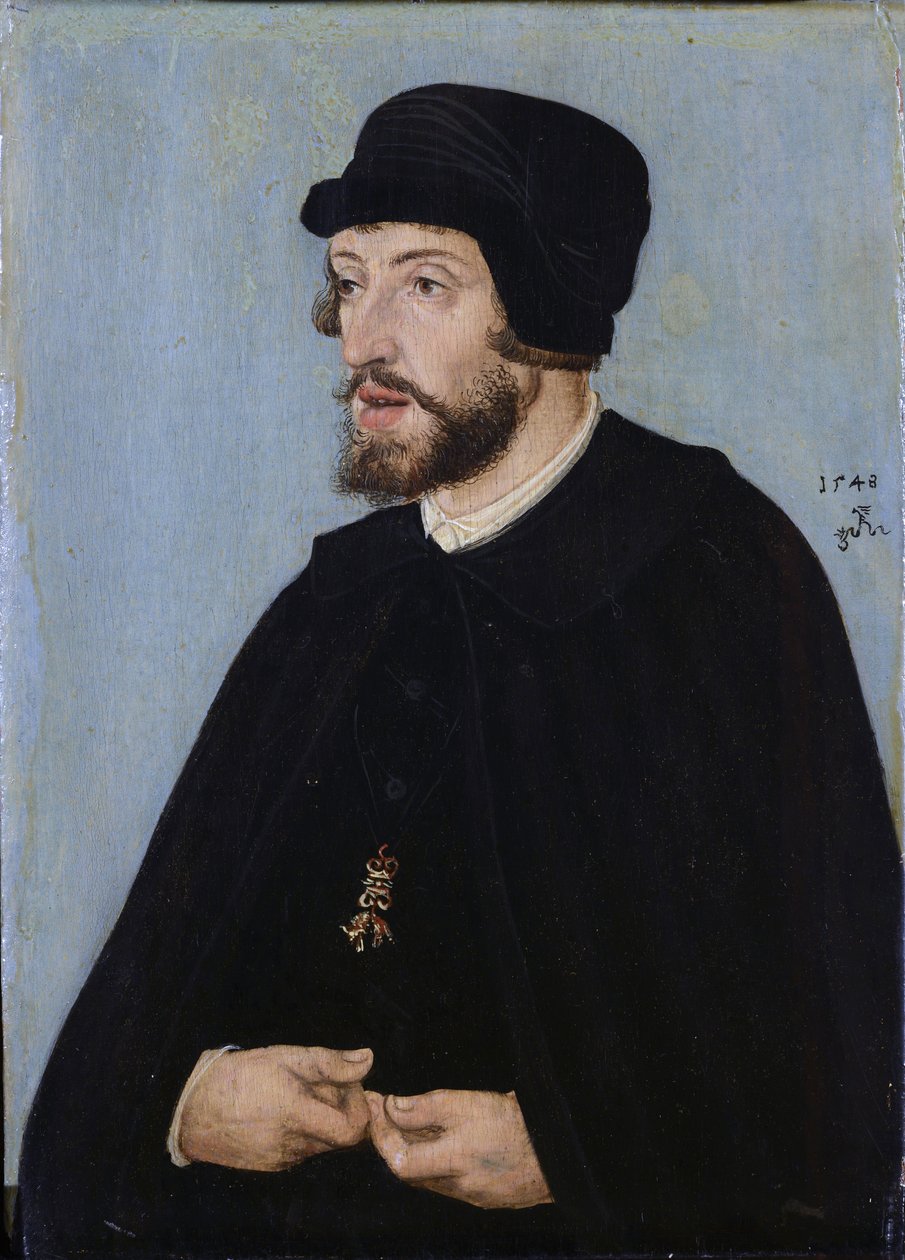 Portrét krále Ferdinanda I. od Lucas Cranach the Elder