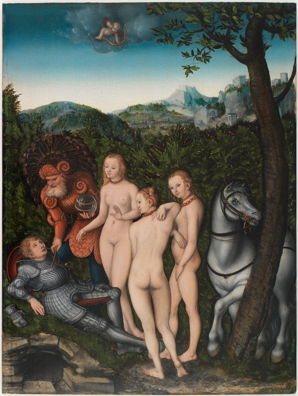 Rozsudek v Paříži od Lucas Cranach the Elder