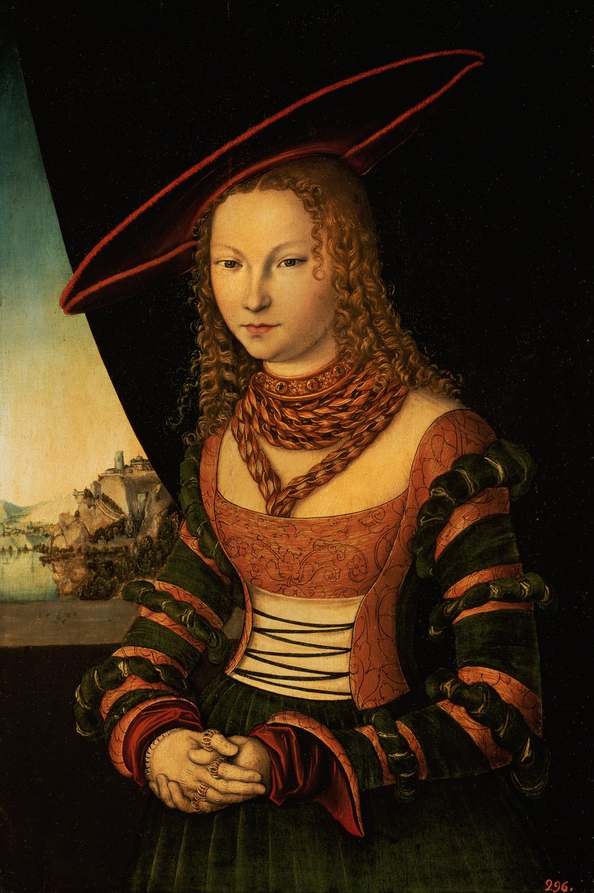 Portrét ženy, 1526 od Lucas Cranach the Elder