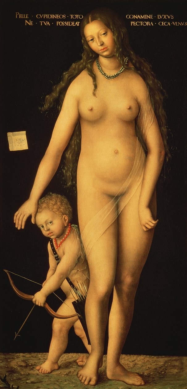 Venuše a Amor, 1509 od Lucas Cranach the Elder