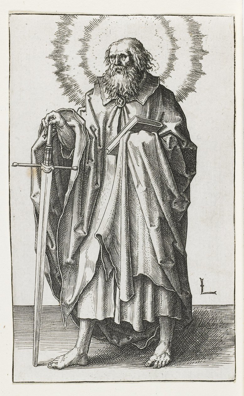 Svatý Pavel, 1510 od Lucas van Leyden