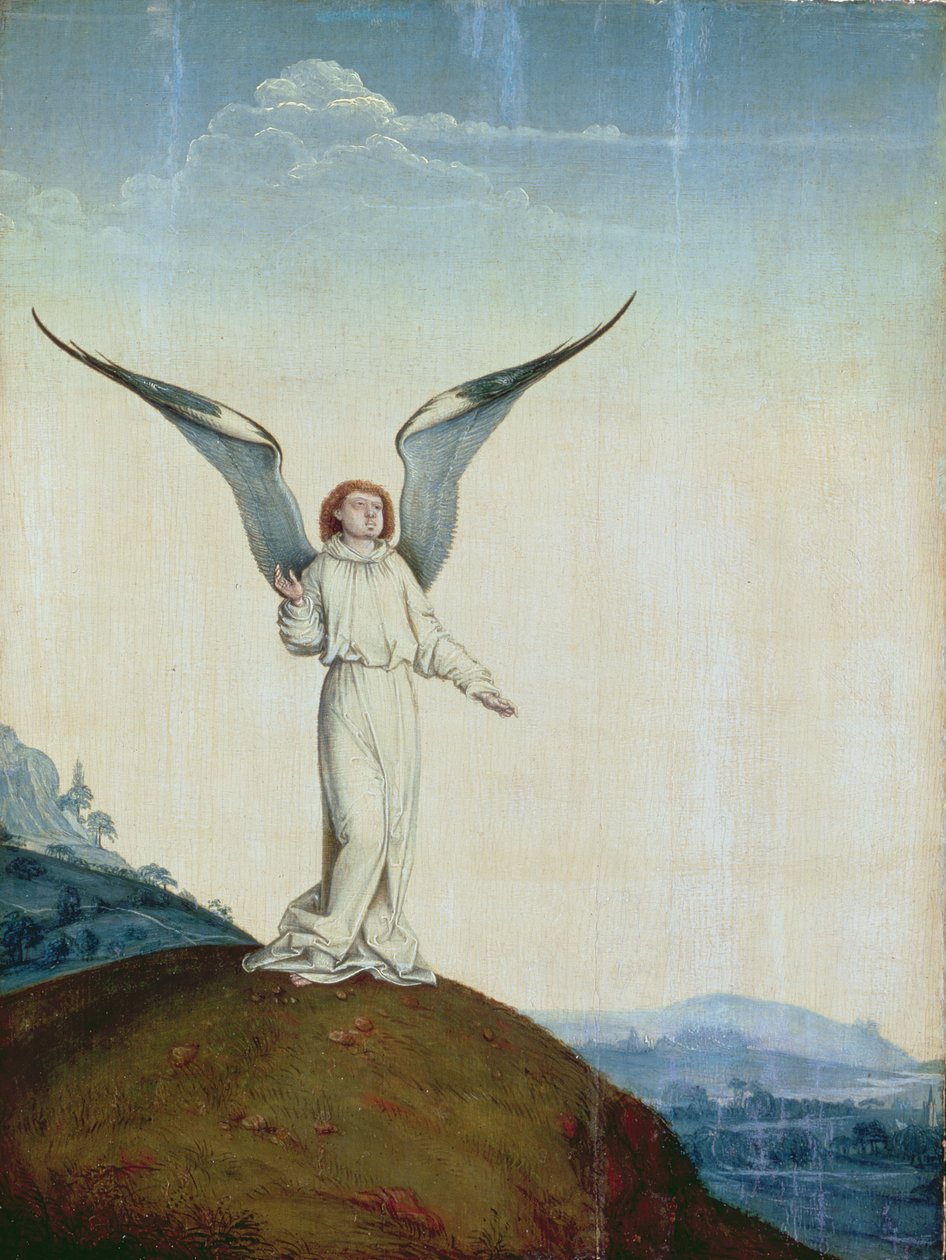 Anděl, kolem roku 1530 od Lucas van Leyden
