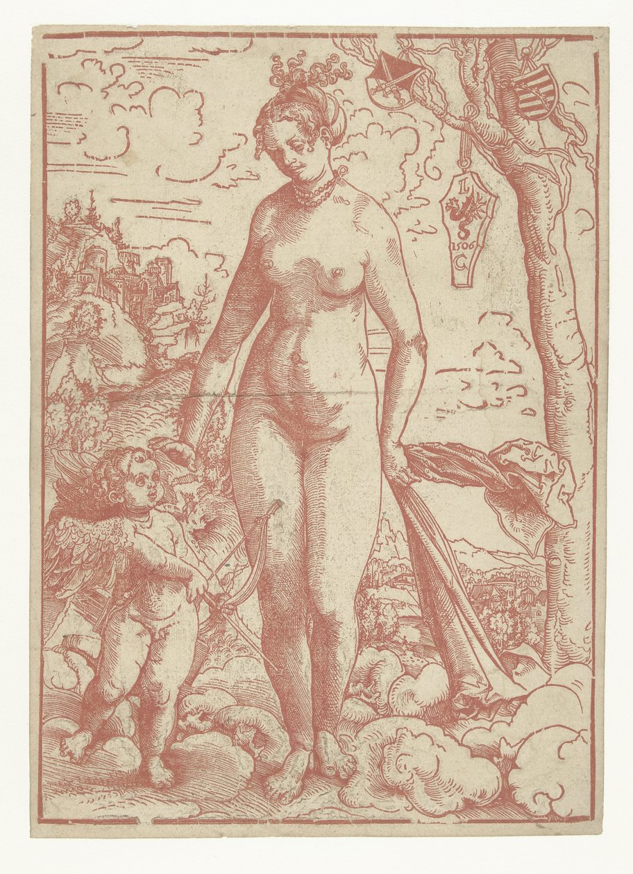 Zamilovaná Venuše od Lucas Cranach