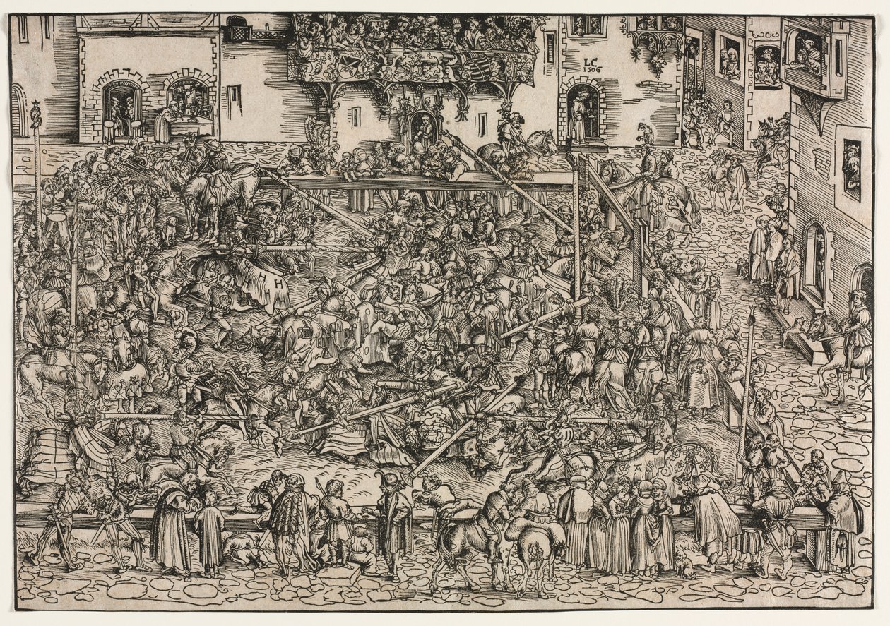 Turnaj, 1506. od Lucas Cranach the Elder