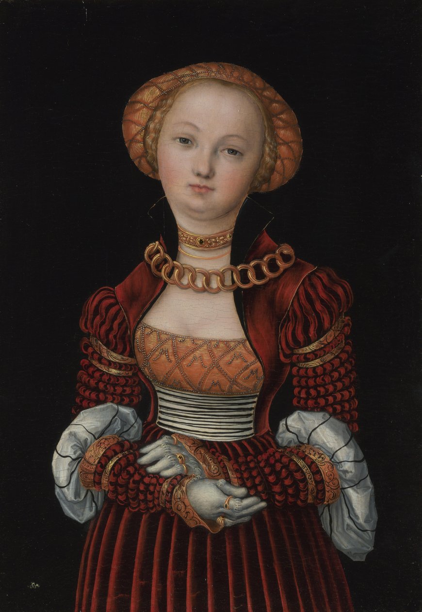 Portrét ženy od Lucas Cranach the Elder
