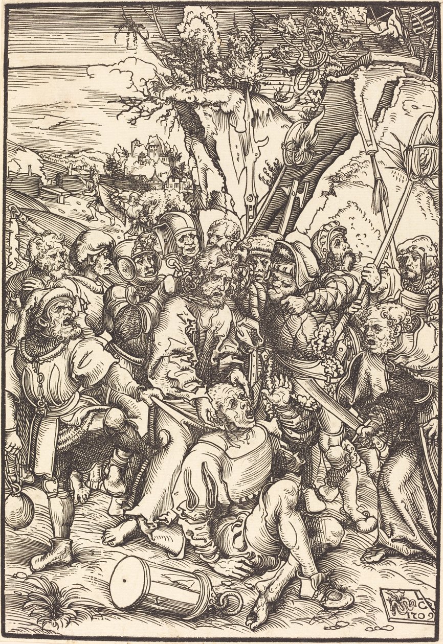 Kristus zajatý od Lucas Cranach the Elder