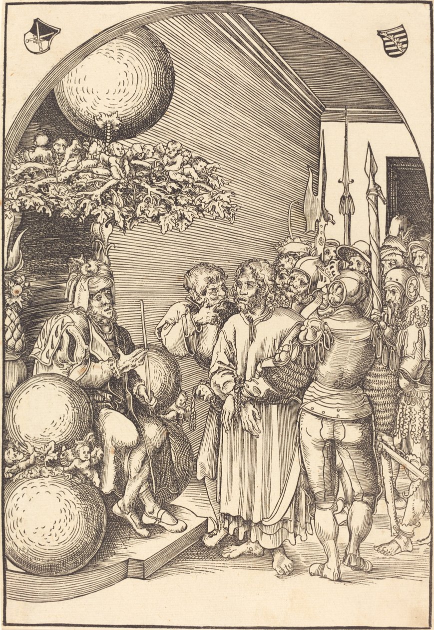Kristus před Herodem od Lucas Cranach the Elder