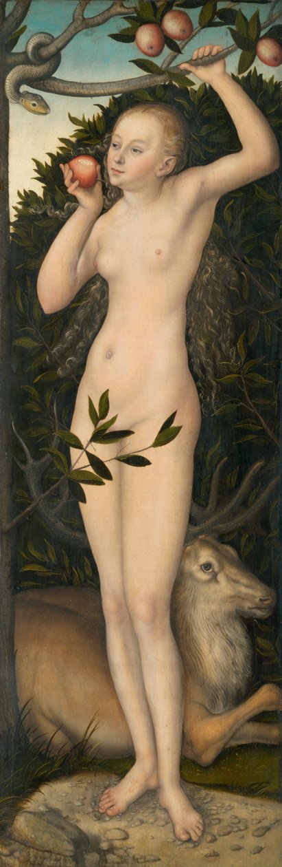 Eva od Lucas Cranach the Elder