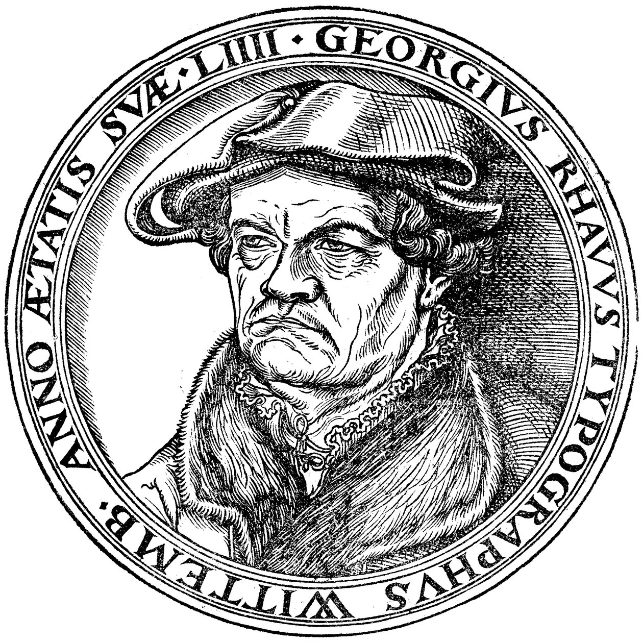 Georg Rhau (1488-1548) od Lucas Cranach the Elder