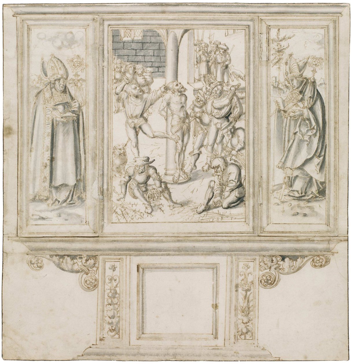 Skica oltáře Lucase Cranacha od Lucas Cranach the Elder