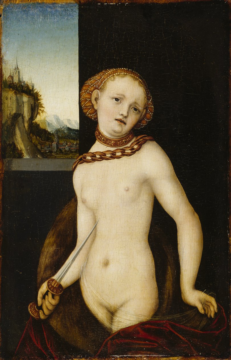 Lucretia od Lucas Cranach the Elder