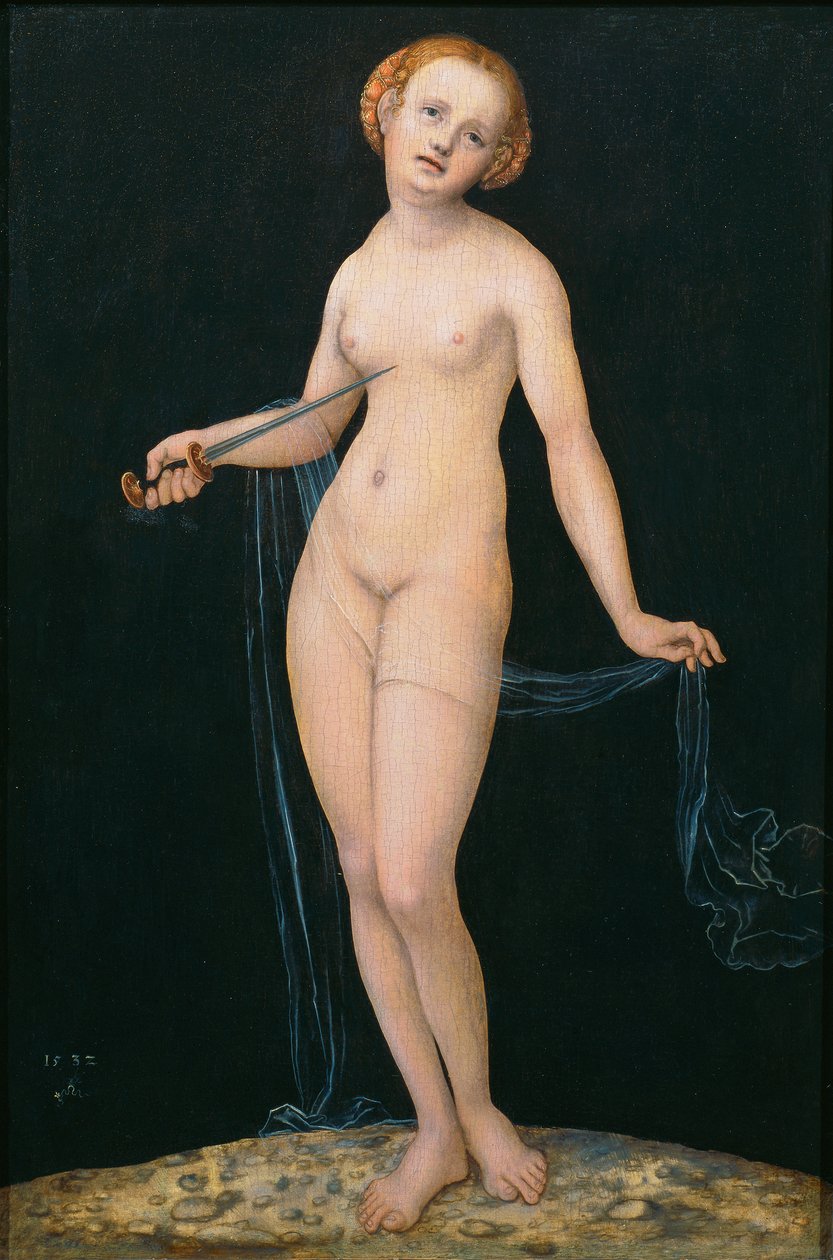 Lucretia od Lucas Cranach the Elder