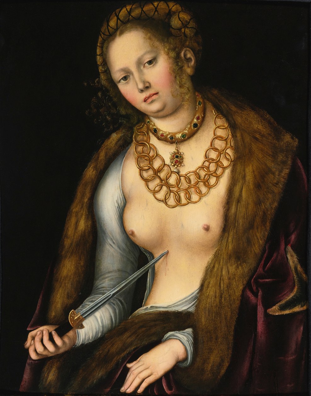Lucretia od Lucas Cranach the Elder