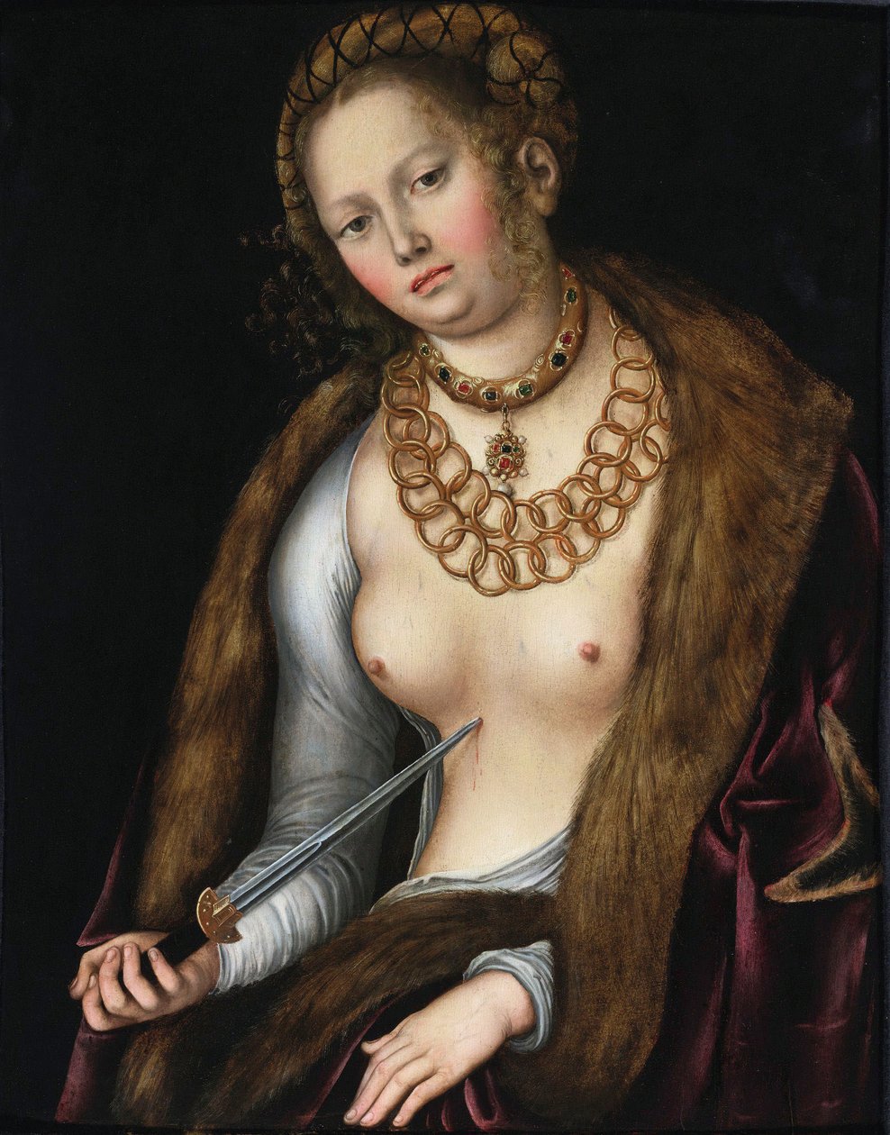 Lucretia od Lucas Cranach the Elder