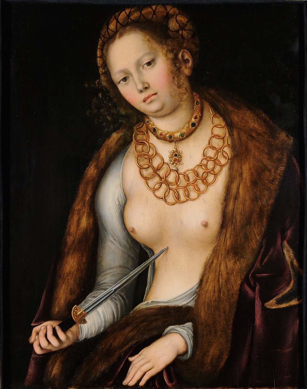 Lucretia od Lucas Cranach the Elder