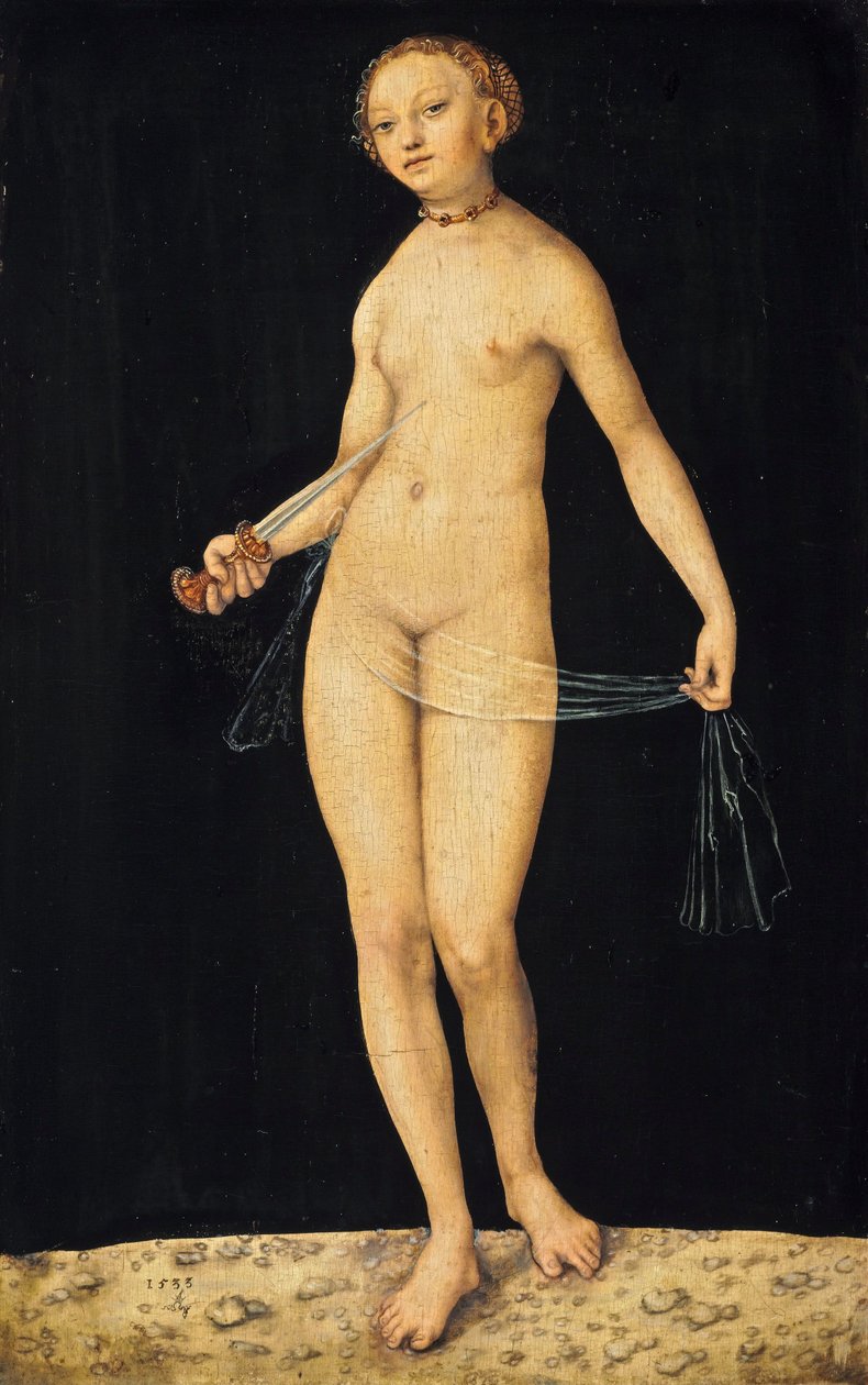 Lucretia od Lucas Cranach the Elder