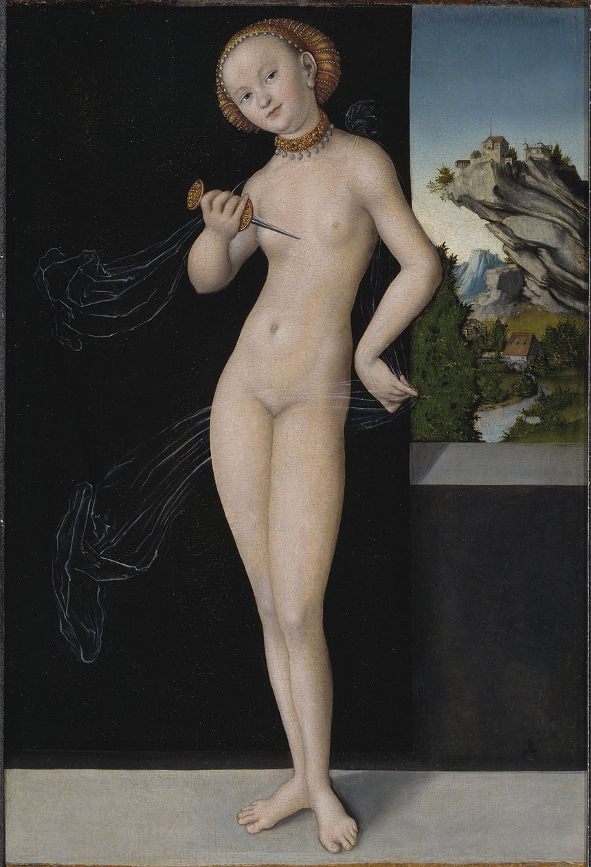 Lukrécie, 1528 od Lucas Cranach the Elder