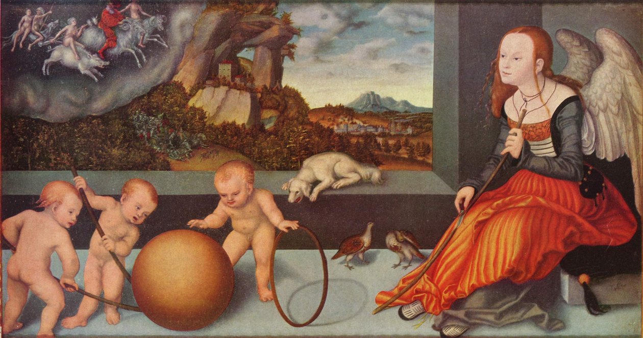 Melancholie od Lucas Cranach the Elder