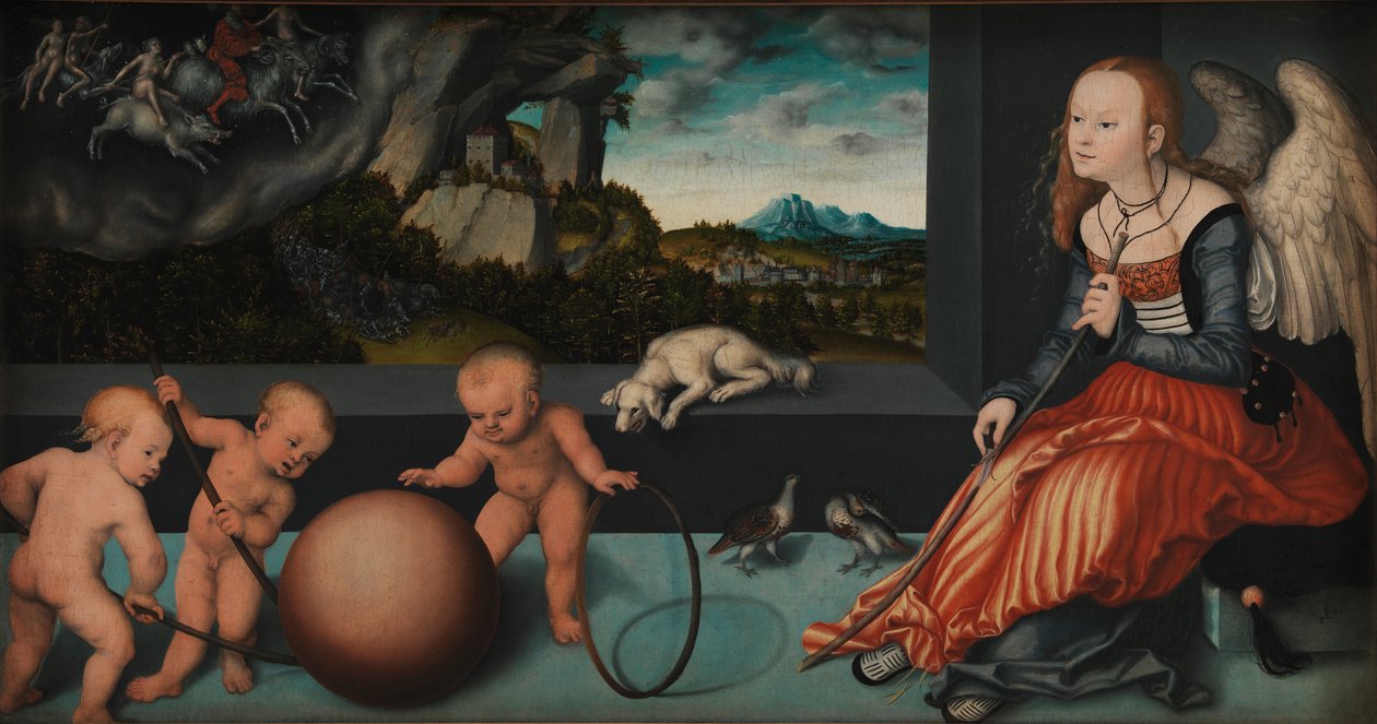 Melancholie od Lucas Cranach the Elder