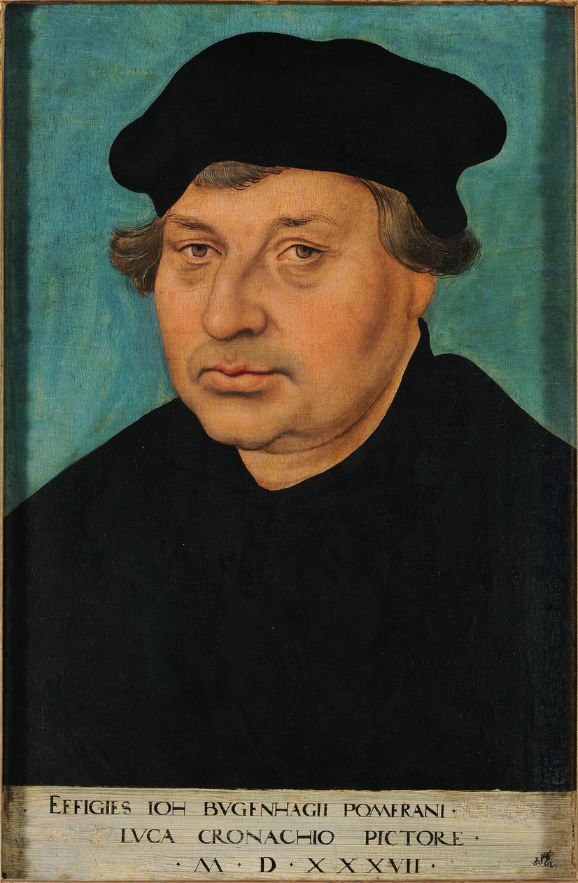 Portrét Johannese Bugenhagena od Lucas Cranach the Elder