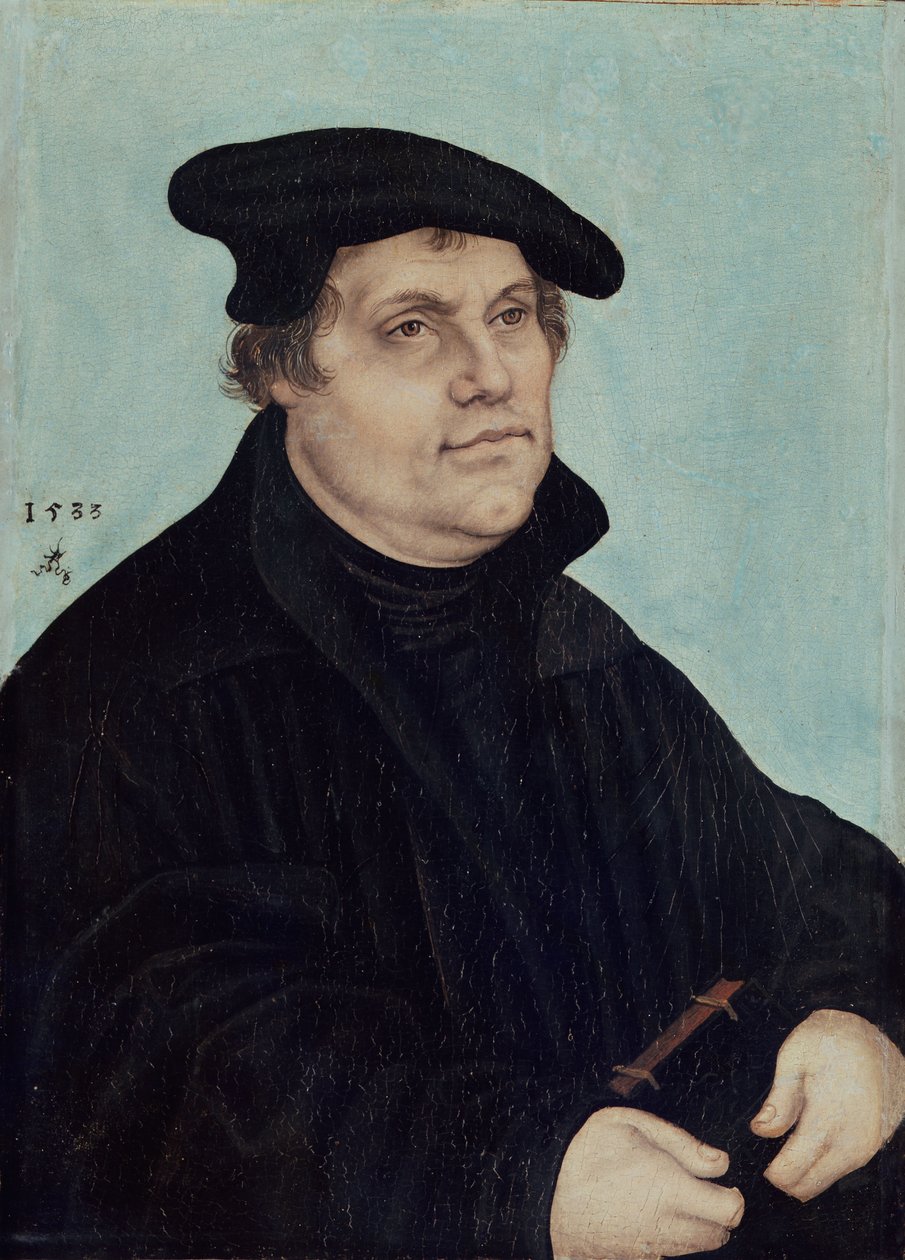 Portrét Martina Luthera od Lucas Cranach the Elder