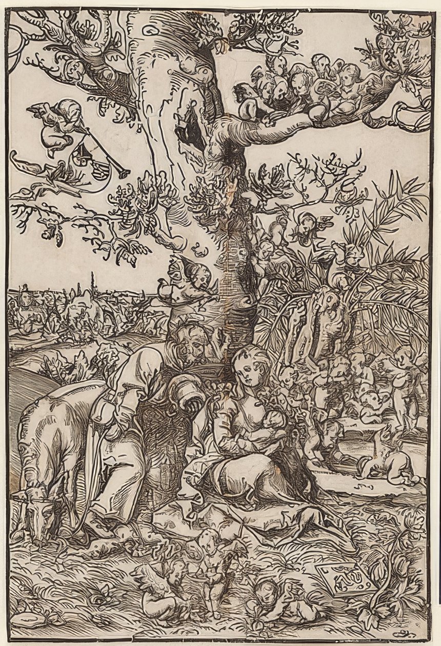 Odpočívej na útěku od Lucas Cranach the Elder