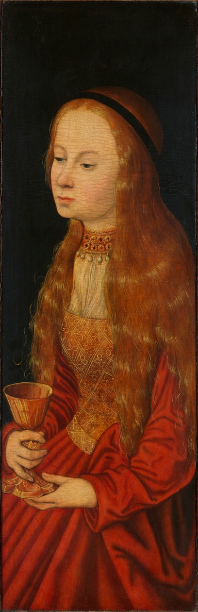 Svatá Barbora, počátek 16. století.. od Lucas Cranach the Elder