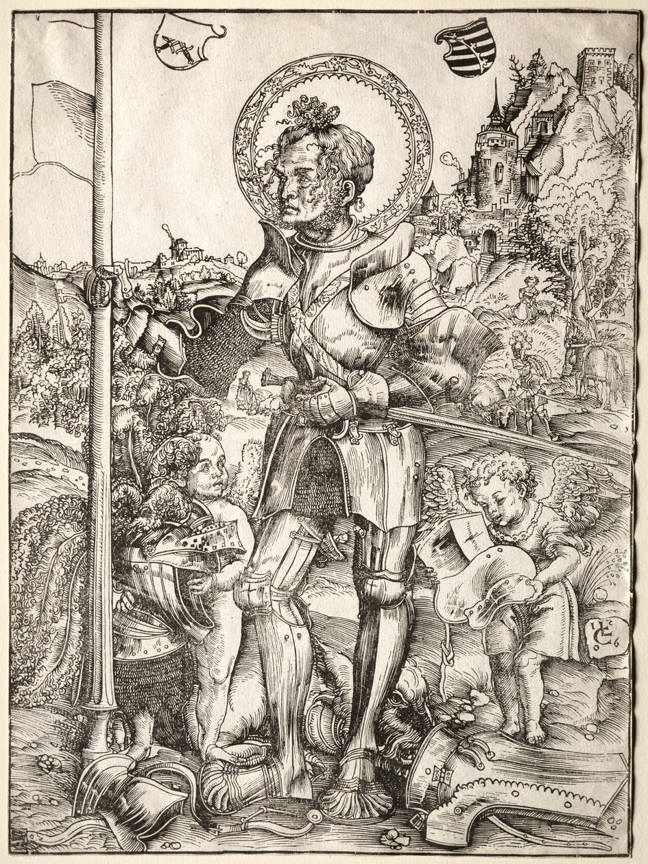 Saint George Standing, 1506. od Lucas Cranach the Elder