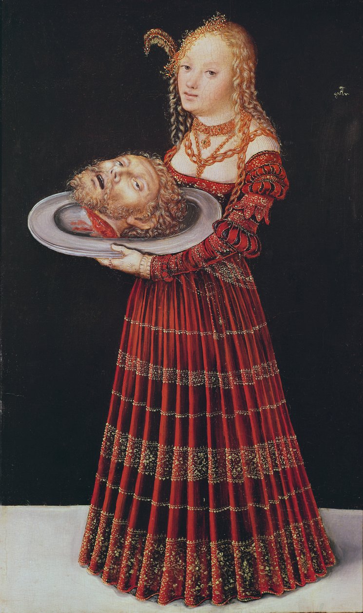 Salomé (olej na dřevě) od Lucas Cranach the Elder