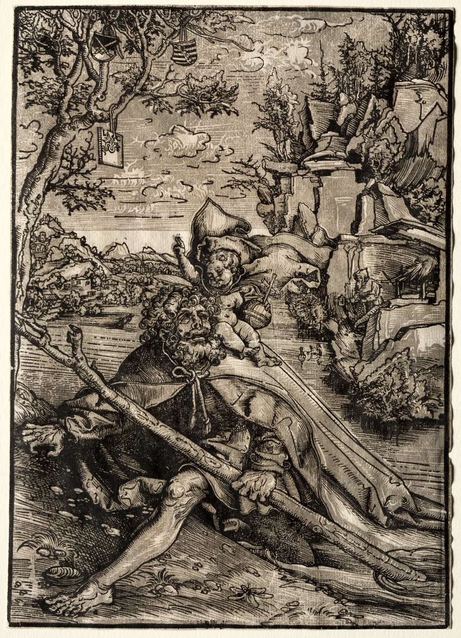 sv. Kryštof, c. 1509. od Lucas Cranach the Elder