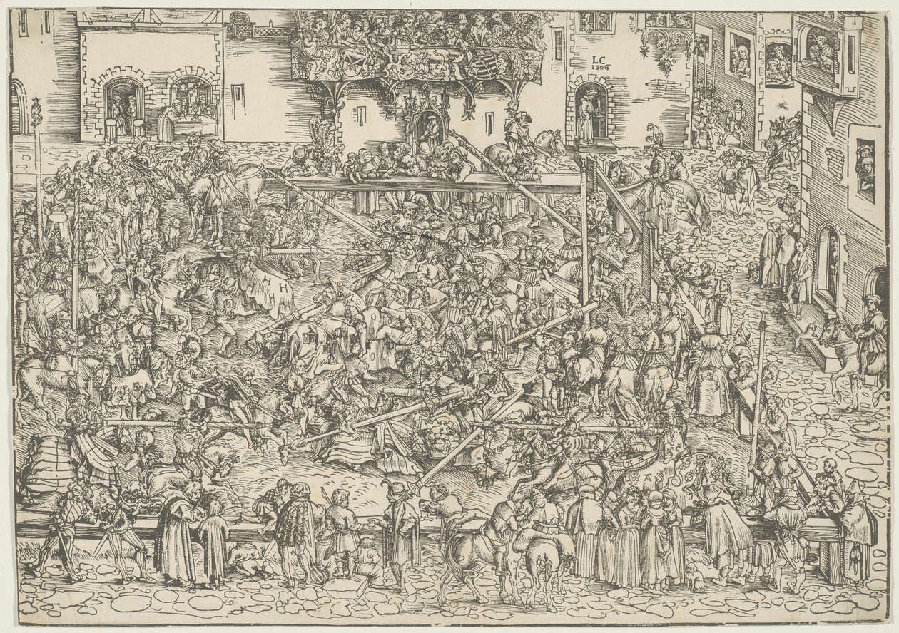 První turnaj od Lucas Cranach the Elder