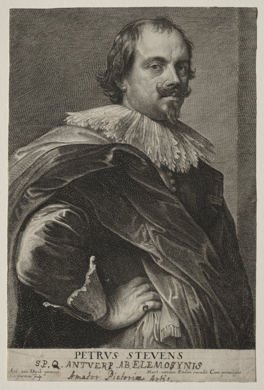 Portrét Petera Stevense od Lucas Emil Vorsterman