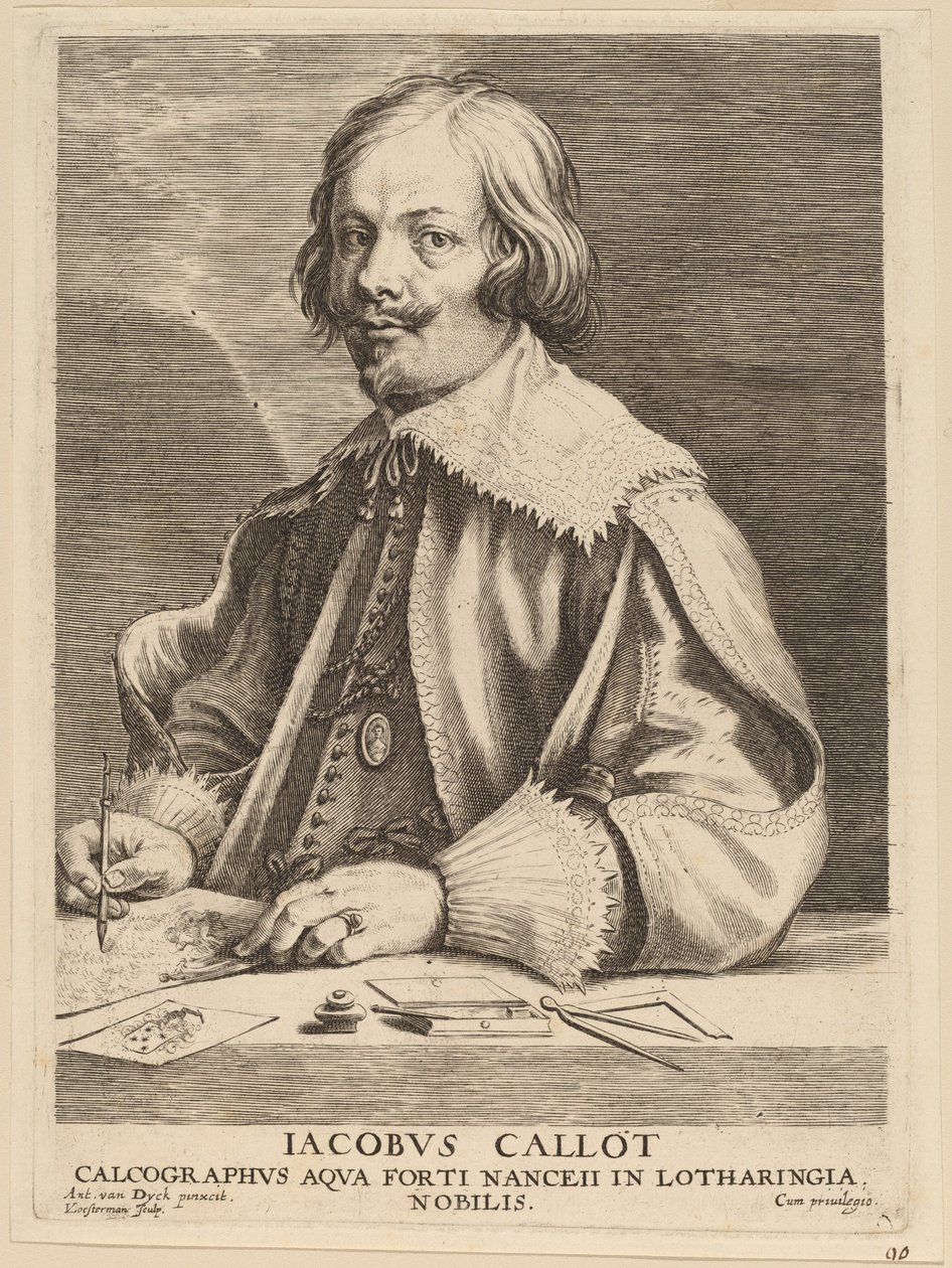 Jacques Callot od Lucas Emil Vorsterman after Sir Anthony van Dyck