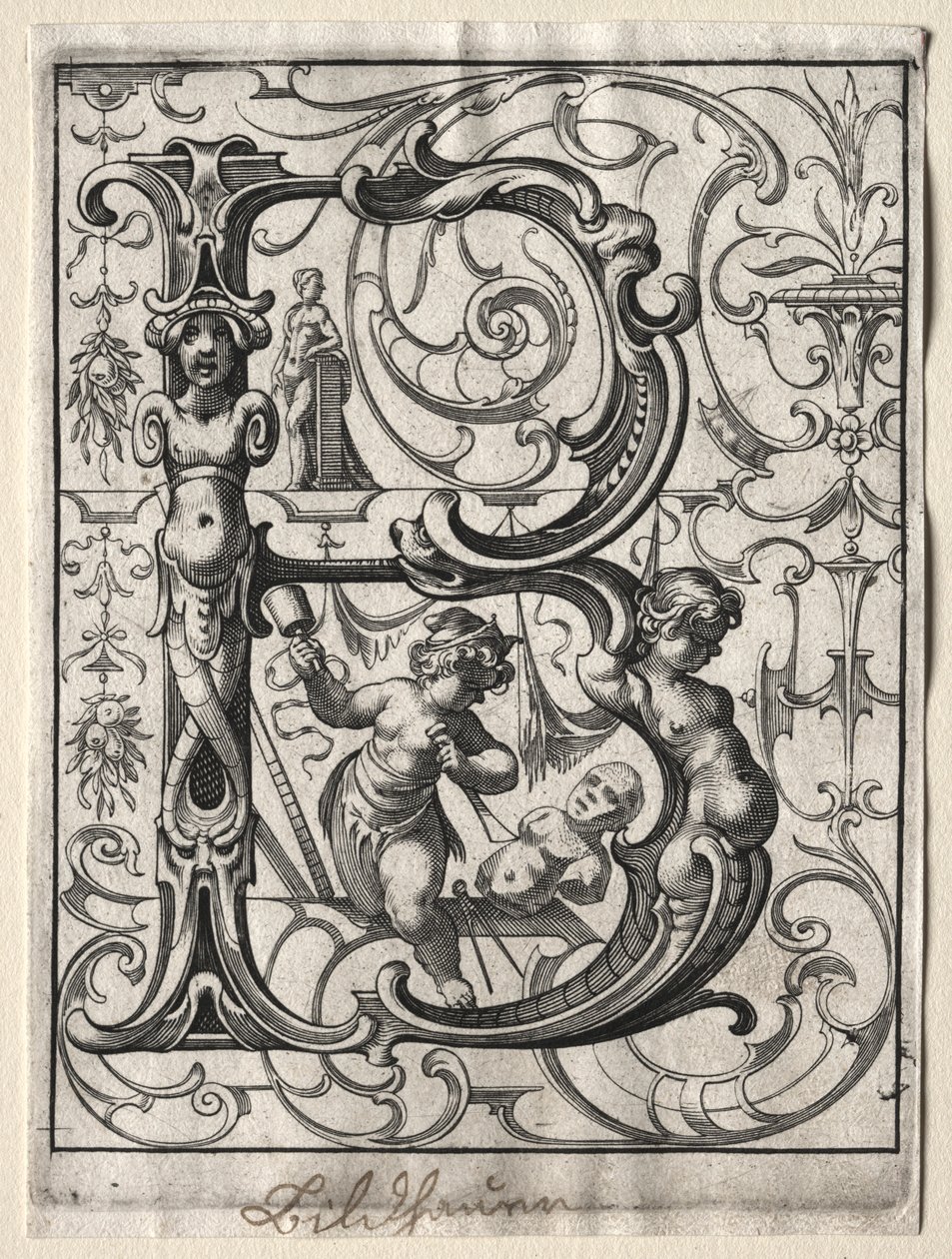 Nová brožurka ABC: B, 1627. od Lucas Kilian