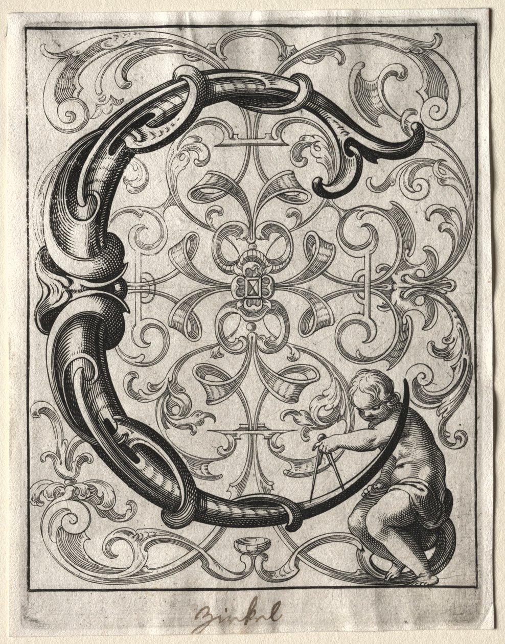 Nová brožurka ABC: C, 1627. od Lucas Kilian
