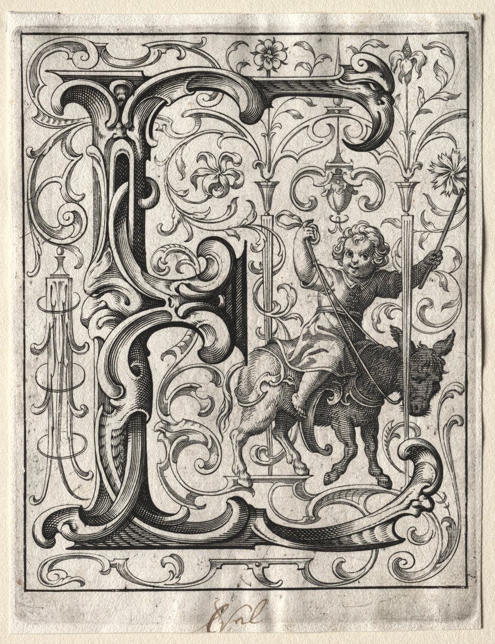 Nová brožurka ABC: E, 1627. od Lucas Kilian
