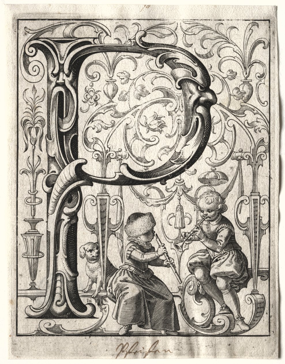 Nová brožurka ABC: P, 1627. od Lucas Kilian
