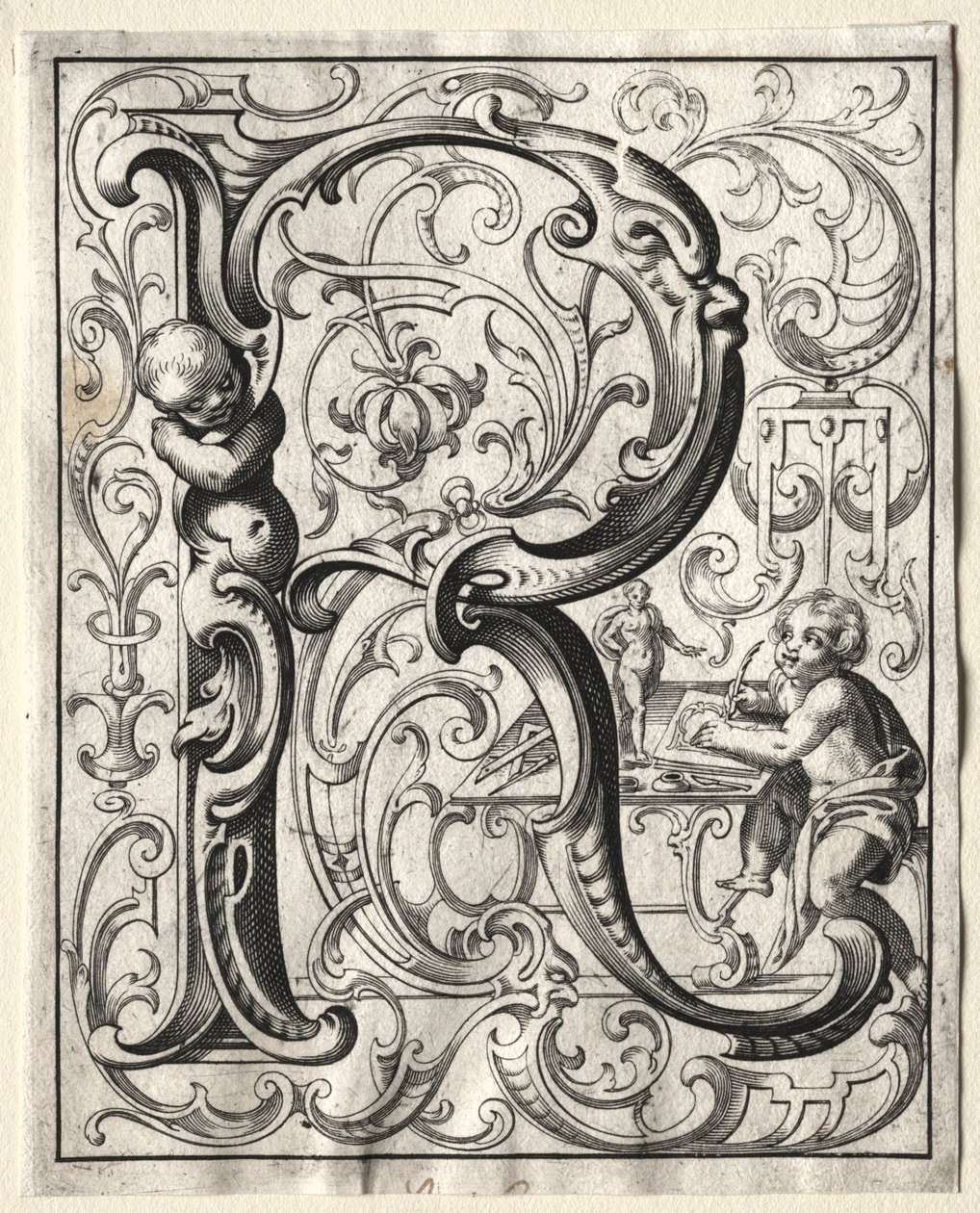 Nová brožurka ABC: R, 1627. od Lucas Kilian