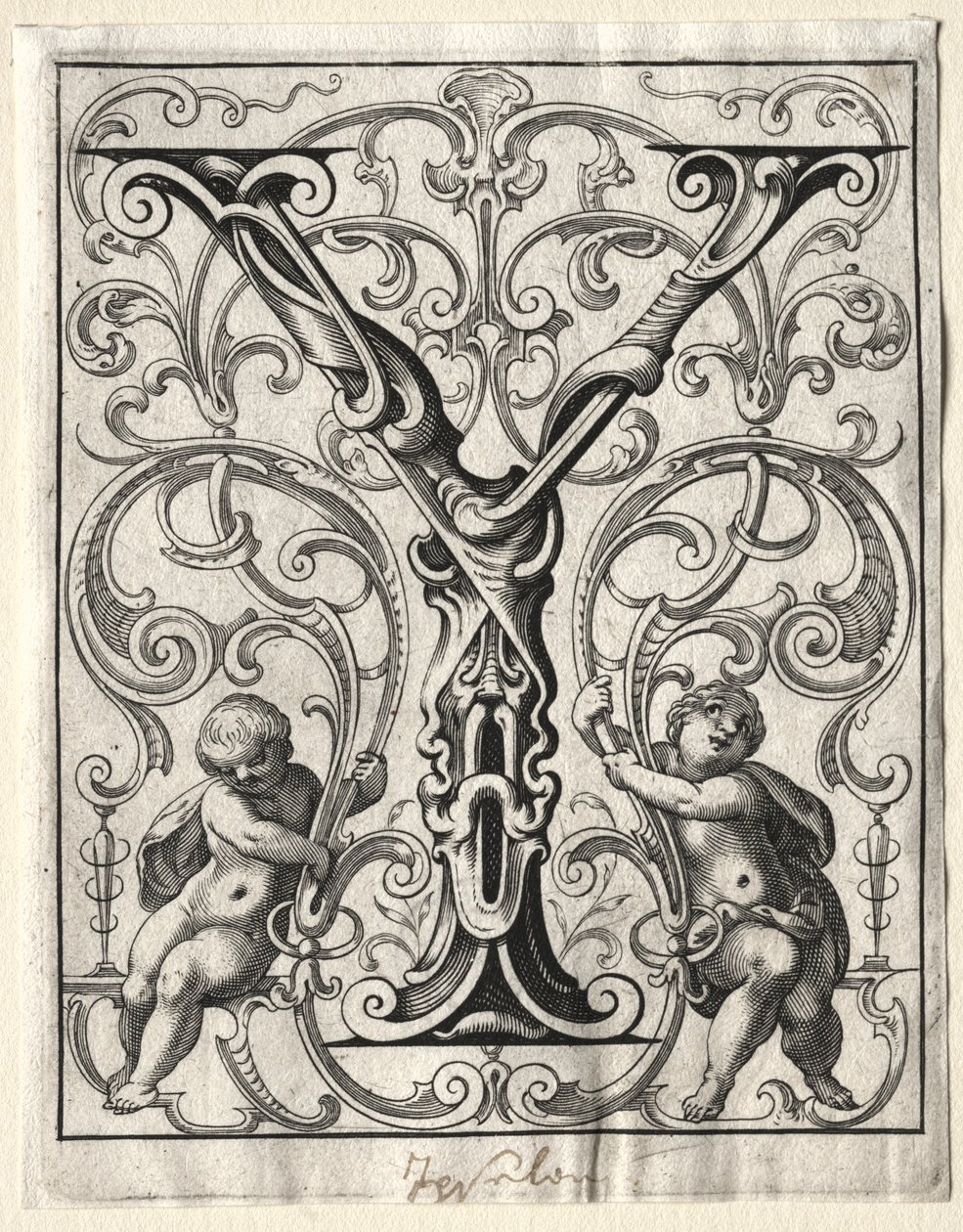 Nová brožurka ABC: Y, 1627. od Lucas Kilian