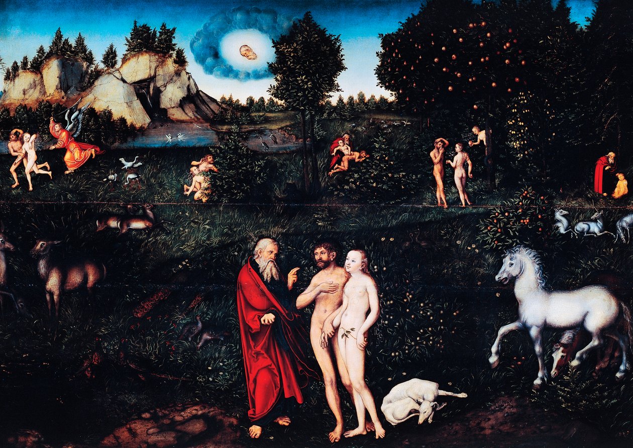 Ráj od Lucas the Elder Cranach