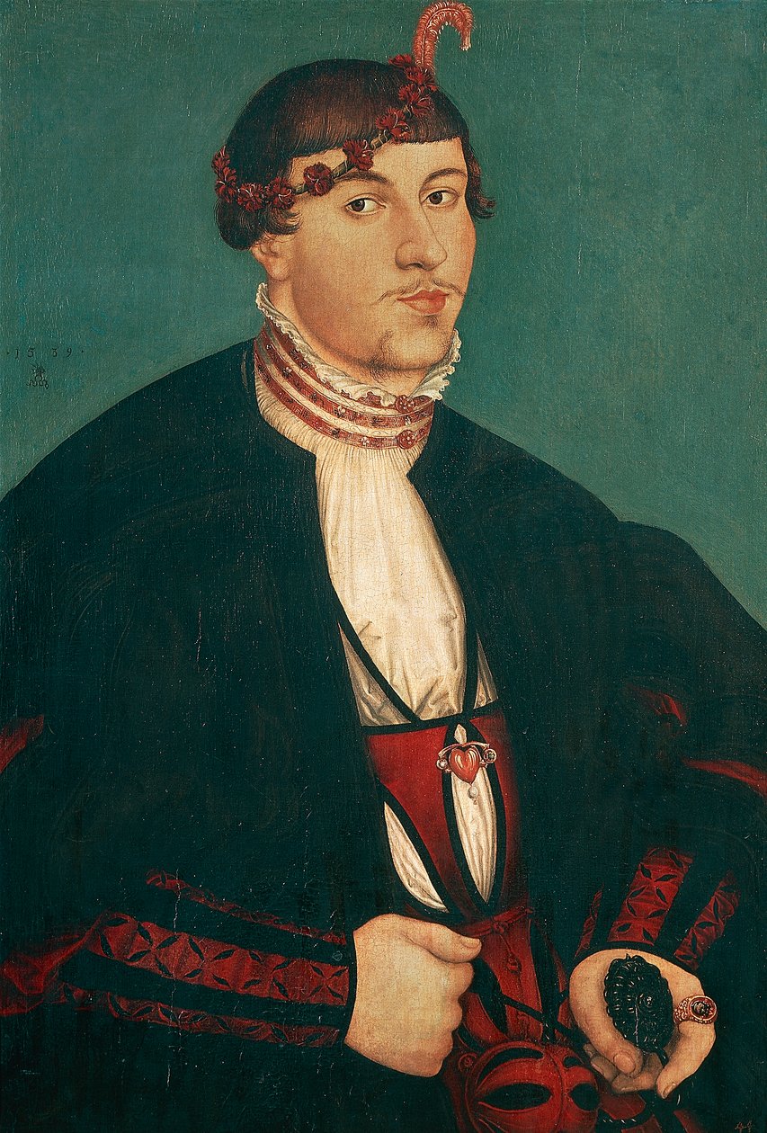 Portrét mladého šlechtice od Lucas the Elder Cranach